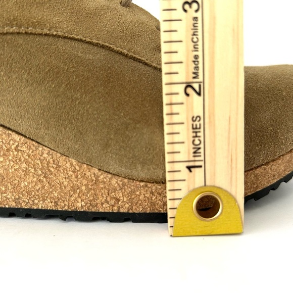 Birkenstock Papillio Edith Boot Cabincore Platform NEW Tan Suede Size EU37 US 6 - Picture 15 of 15